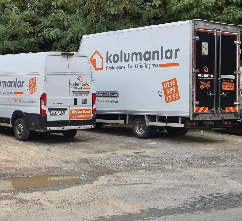 Kişiye özel depolama hizmetimizin araçları
